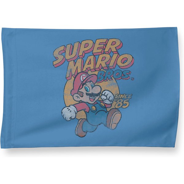 Mario House Flags Super Mario Bros. Since '85 Vintage Poster-image