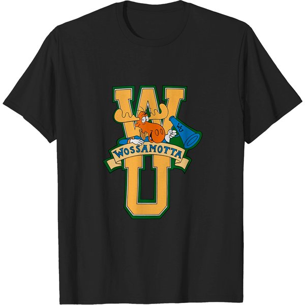 Rocky And Bullwinkle Wossamotta U Logo Shirt-image