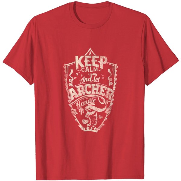 Archer Keep Calm And Let Archer Handle It Shirt-image