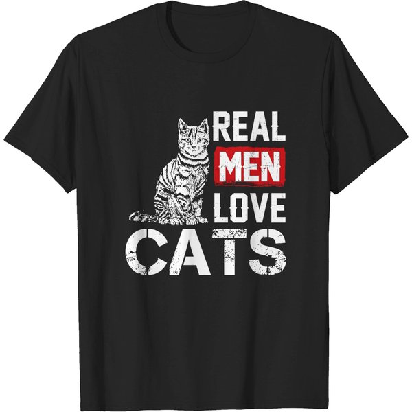 Real Men Love Cats T Shirt-image