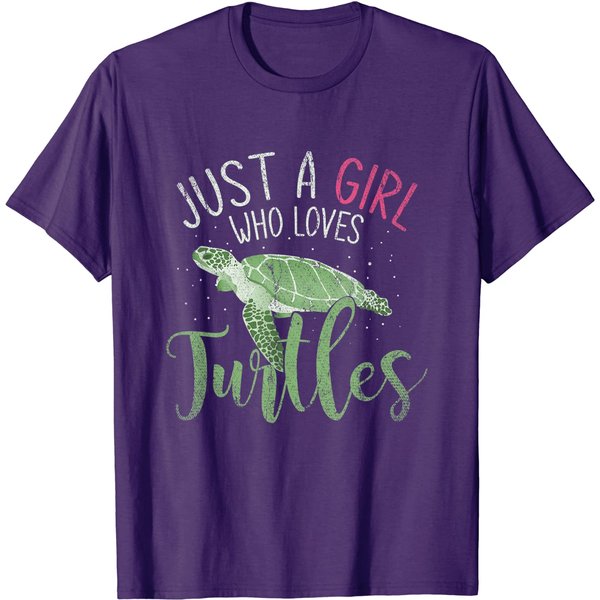 Turtle T-Shirt Sea Turtle Ocean Animal Women Girls Kids Gift Turtle-image
