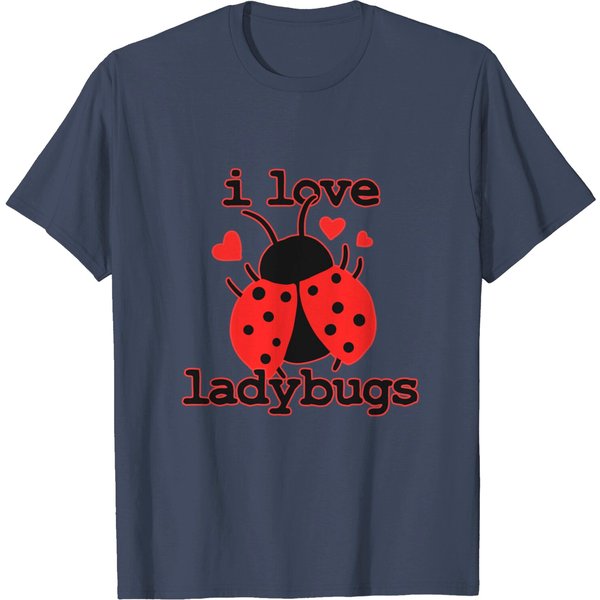 I Love Ladybugs Bugs Biologist Insects T Shirt-image