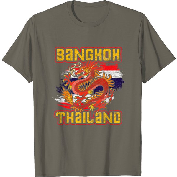 Thailand Bangkok Dragon T Shirt-image