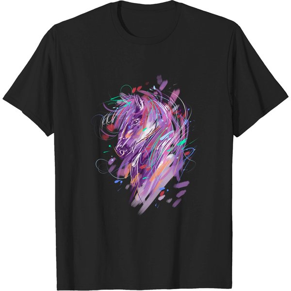 Horse Shirt Women Girls Horseback Riding Horse Lover T-Shirt-image
