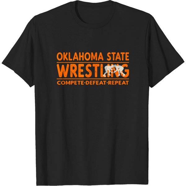 Oklahoma State Wrestling T Shirt-image