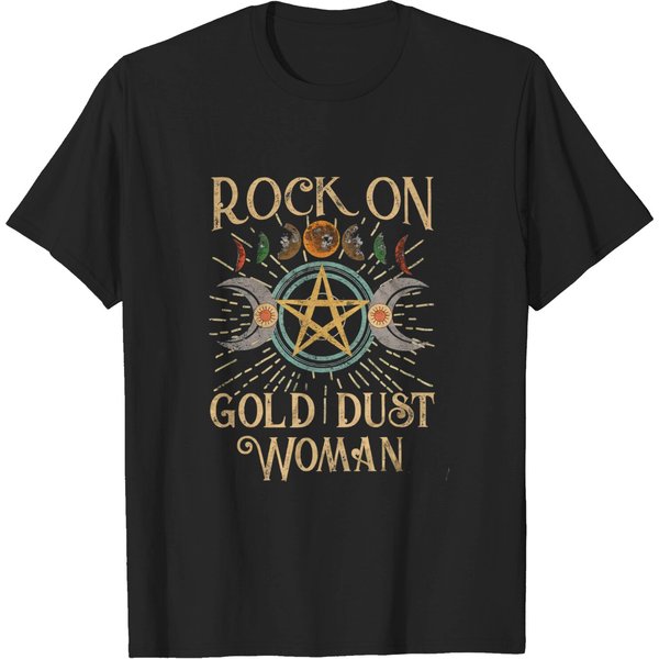 Stevie Nicks Rock On Gold Dust Woman T-Shirt-image
