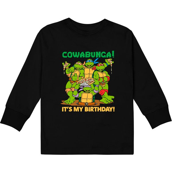 Birthday Ninja Kids Long Sleeve T-Shirt Teenage Mutant Ninja Turtles-image