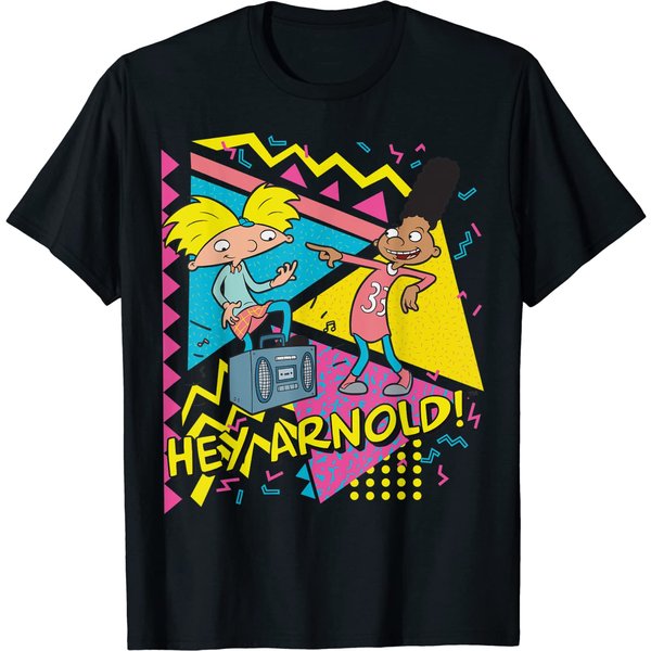 Hey Arnold T-Shirt Nickelodeon Hey Arnold 90'S Party Poster-image