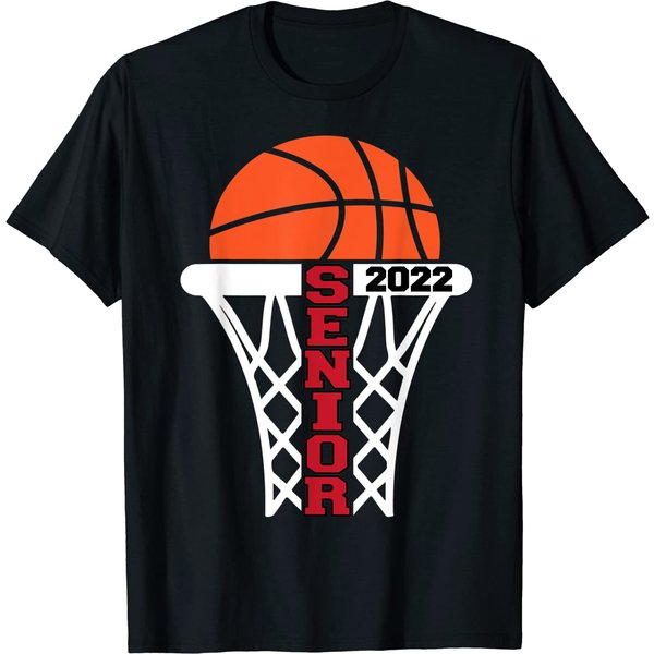Graduate Senior Class 2022 Graduation Basketball Player T-Shirt-image