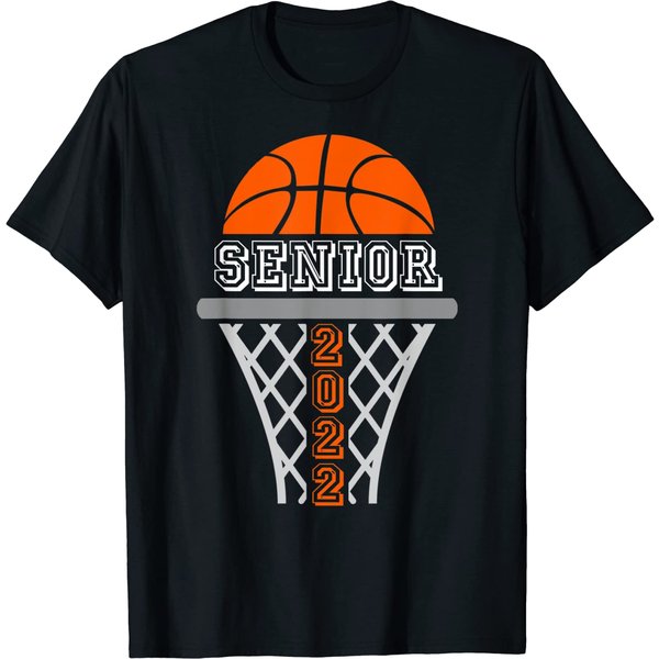 Graduation Senior Class 2022 Graduate Basketball Player T-Shirt-image