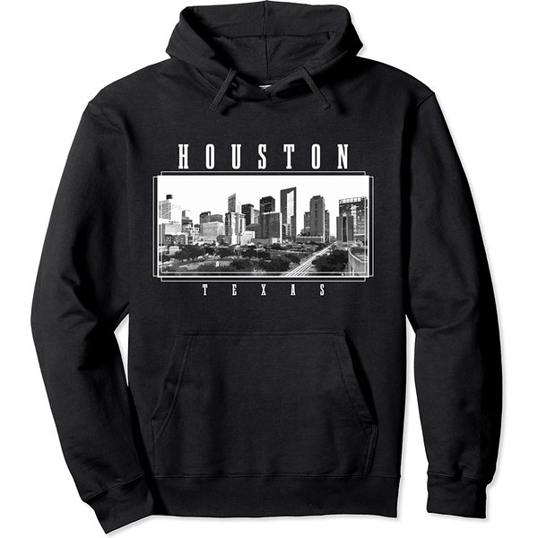 Houston Skyline Texas Pride Vintage Houston Pullover Hoodie-image