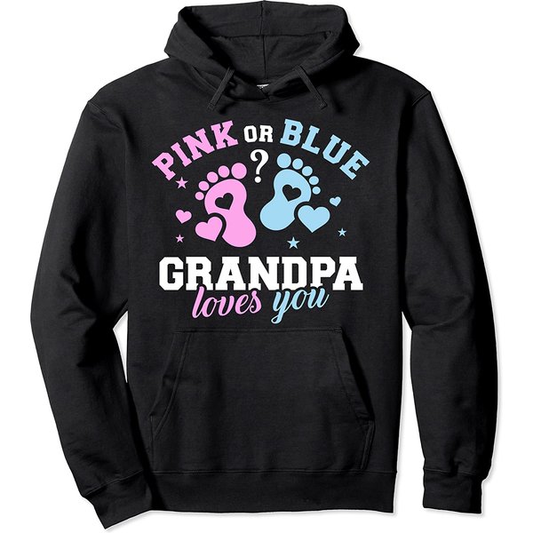 Gender Reveal Grandpa Pullover Hoodie-image