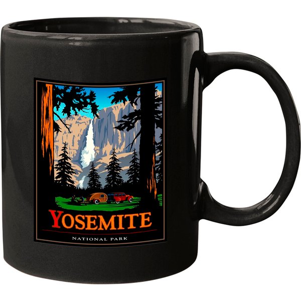 Yosemite Coffee Mug Vintage National Park Coffee Mug-image