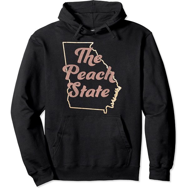 State Of Georgia Outline Hoodie The Peach State-image