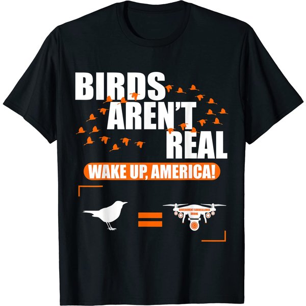 Birds Aren't Real Wake Up America T-Shirt-image