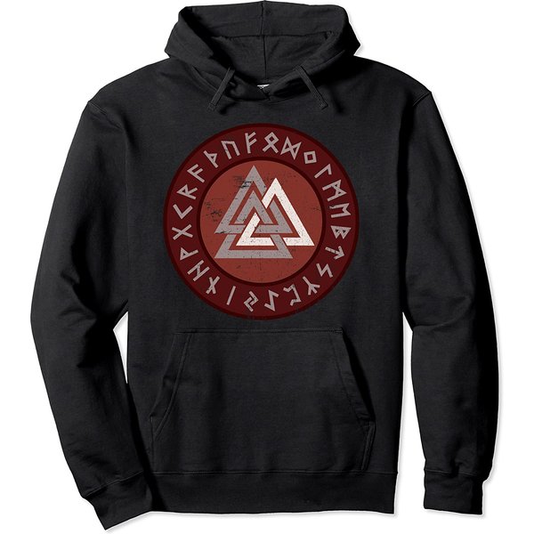 Valknut Hoodie Viking Valknut Norse Symbol-image