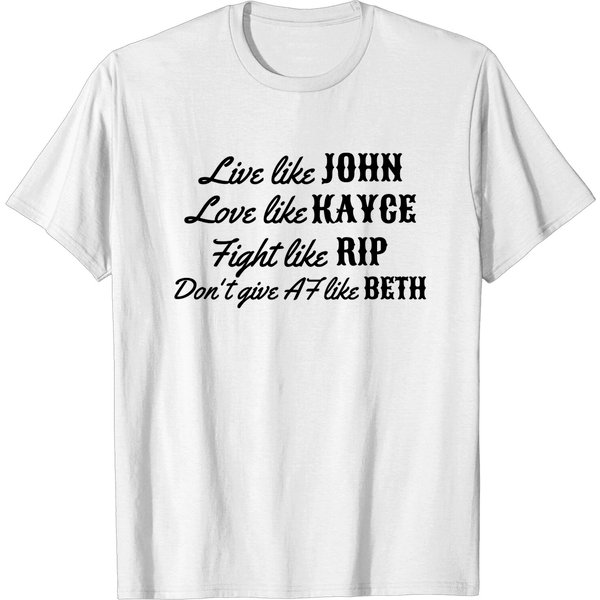 Beth Dutton Tv Show Women Funny Letters Vintage Graphic T-Shirts-image
