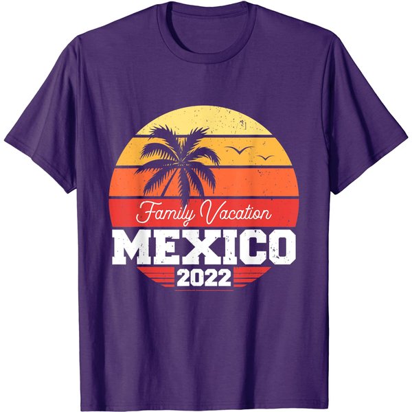 Mexico Family Vacation 2022 Matching Family Group T-Shirt-image