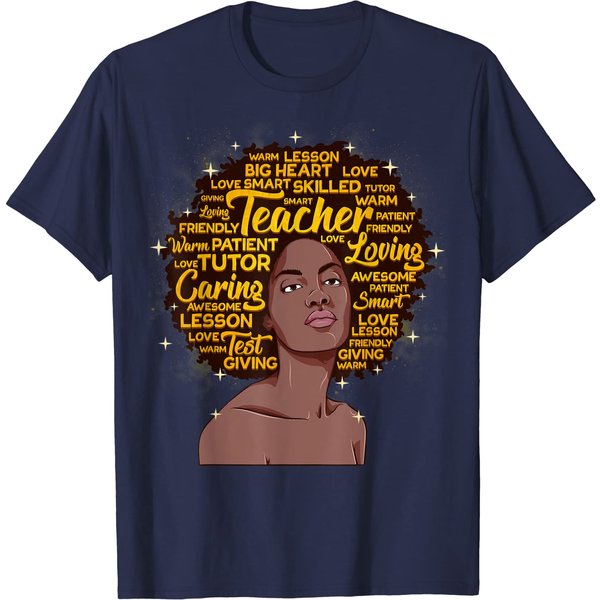 Black History Month Teacher Shirt African American Teacher T-Shirt-image