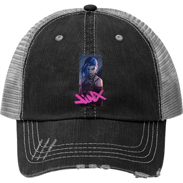 Arcane Jinx League Of Legend Trucker Hats-image