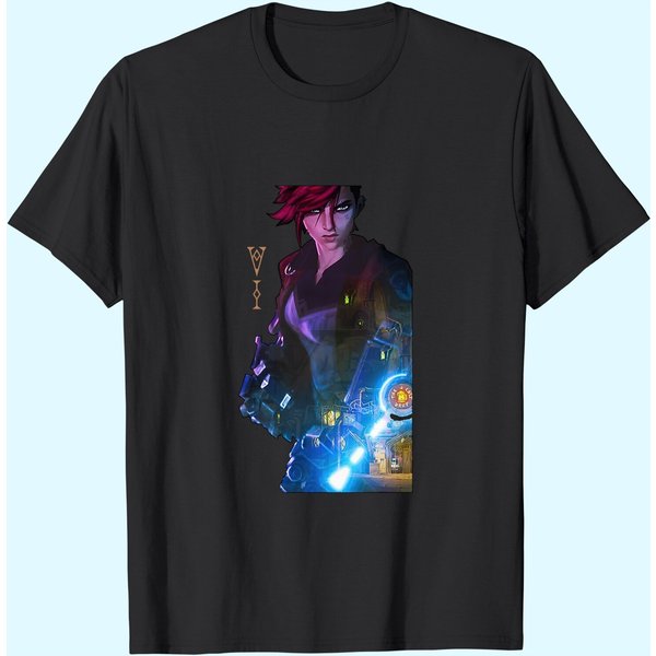 Arcane Vi League Of Legend T-Shirts-image