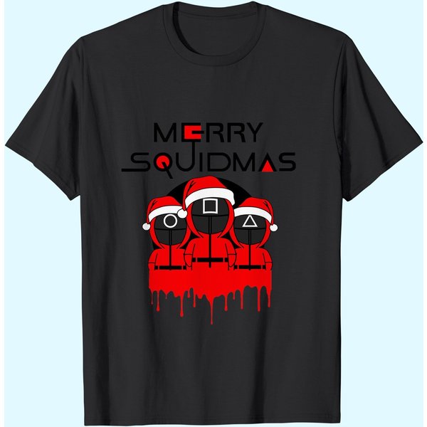 Merry Squidmas Christmas T-Shirts-image