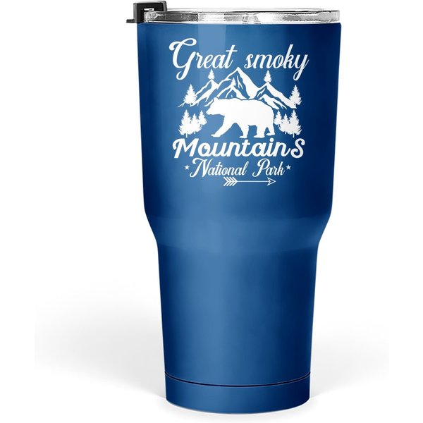 Great Smoky Mountains National Park Us Black Bears Vintage Tumbler 30 Oz-image