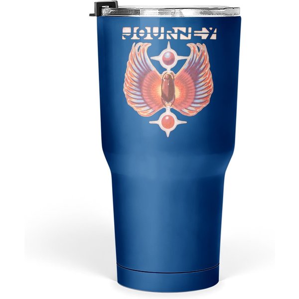 Journey Rock Band Music Group Colored Wings Logo Tumbler 30 Oz-image