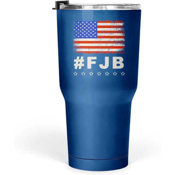 Fjb 30 Oz Tumbler - Pro America Distressed Flag