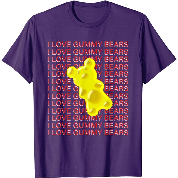 Gummy Bear T-Shirt I Love Gummy Bears-image
