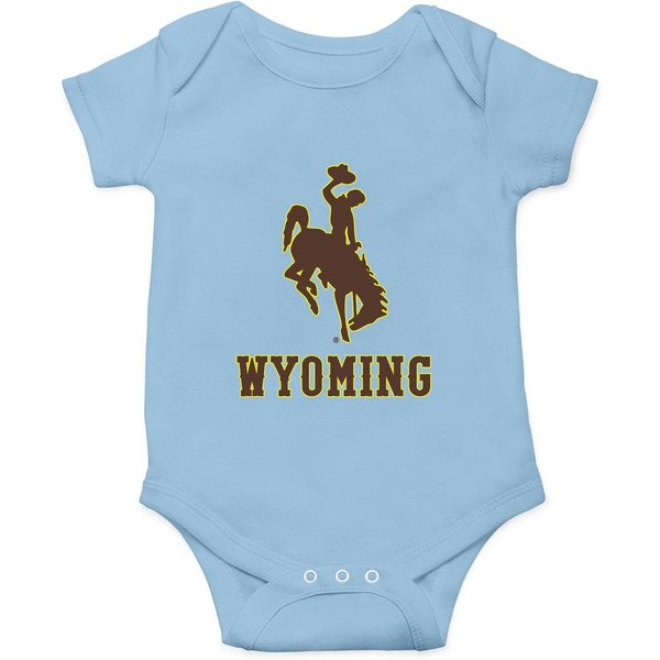 Wyoming Cowboys Apparel Mvp Wyoming Icon Onesie-image