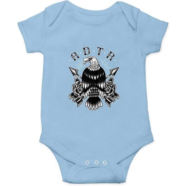 A Day To Remember Eagle Tattoo Official Tee Onesie Unisex-image