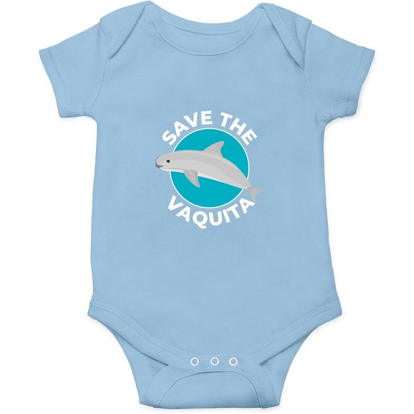 Vaquita Porpoise Endangered Onesie-image