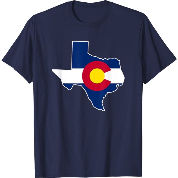 Texas State Colorado Flag T-Shirt-image