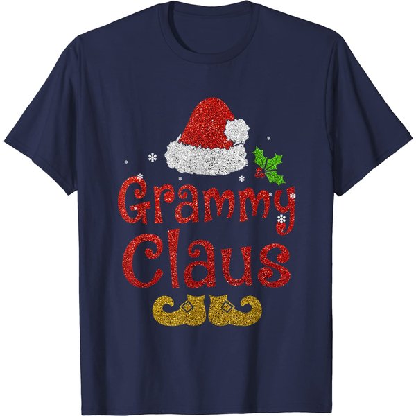 Family Christmas T-Shirts Funny Santa Grammy Claus-image