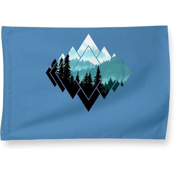 Forest Nature Mountains Trekking Hiking Camping Outdoor Gift House Flag-image