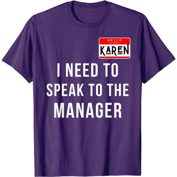 I'd Like To Speak To The Manager T-Shirt Halloween Keren Costume-image