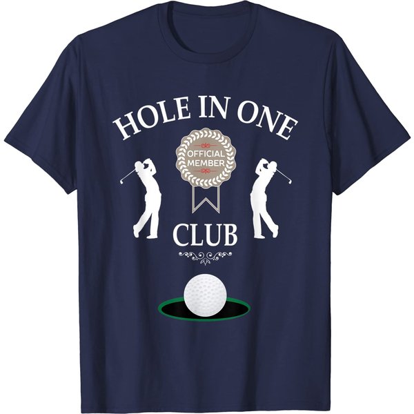 Hole In One Club Mens Golf T-Shirt-image