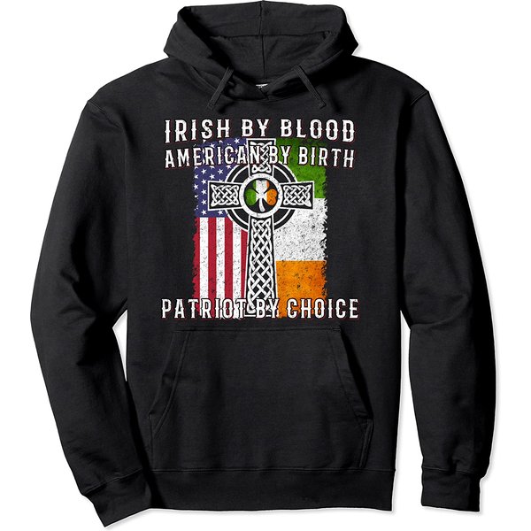 Irish By Blood Hoodie For Proud Patriots-image