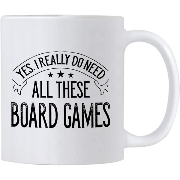Board Games Yes, I Really Do Need All These Board Games Mug-image