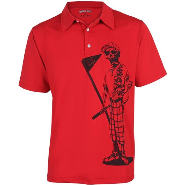 Tattoo 3D Printed Golf Polo Shirt-image