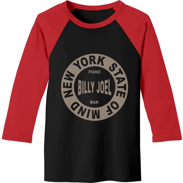 Billy Joel - New York State Of Mind Baseball Tee-image
