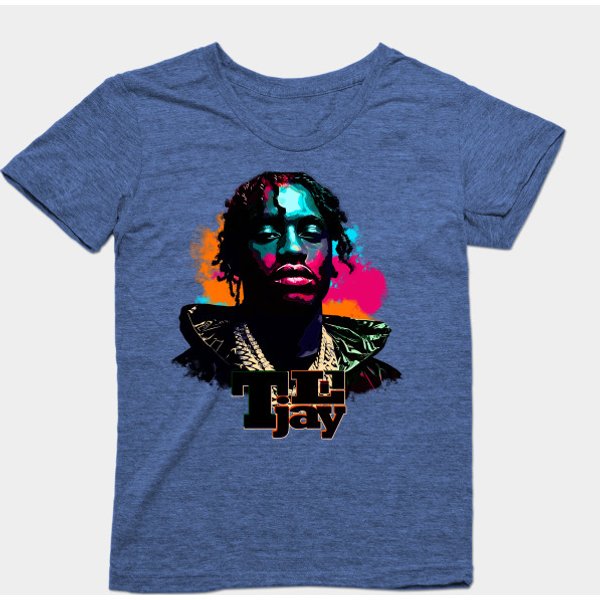 Lil Tjay Art - Lil Tjay - T-Shirt-image