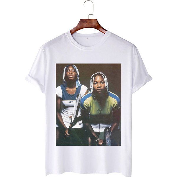 Serena And Venus Williams Vintage Shirt, Serena Williams Goat Shirt-image