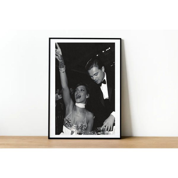 Leonardo Dicaprio, Rihanna Poster- Award Show Photography Print