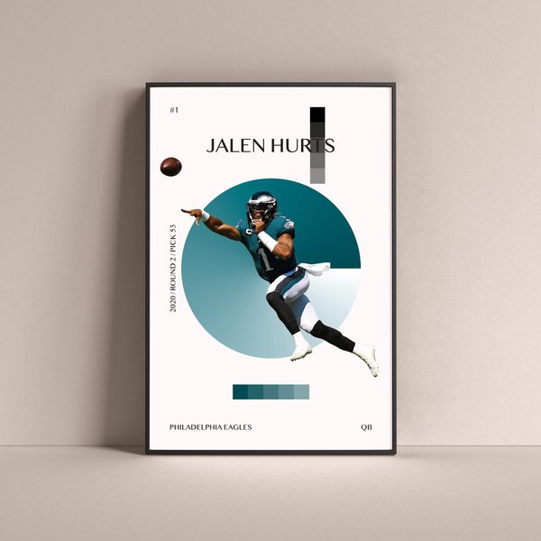 Jalen Hurts Poster, Philadelphia Poster-image