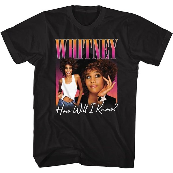 Whitney Houston Singer How Will I Know T-Shirts-image