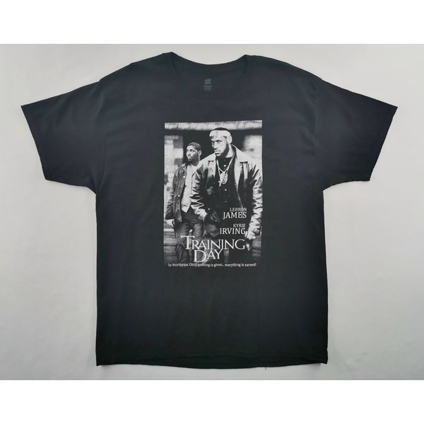 Lebron James Kyrie Irving Shirt Lebron James Kyrie Irving Training Day By Hanes T-Shirt-image