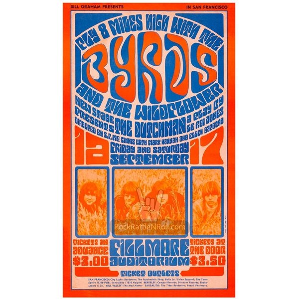 Byrds 1966 Concert Poster-image