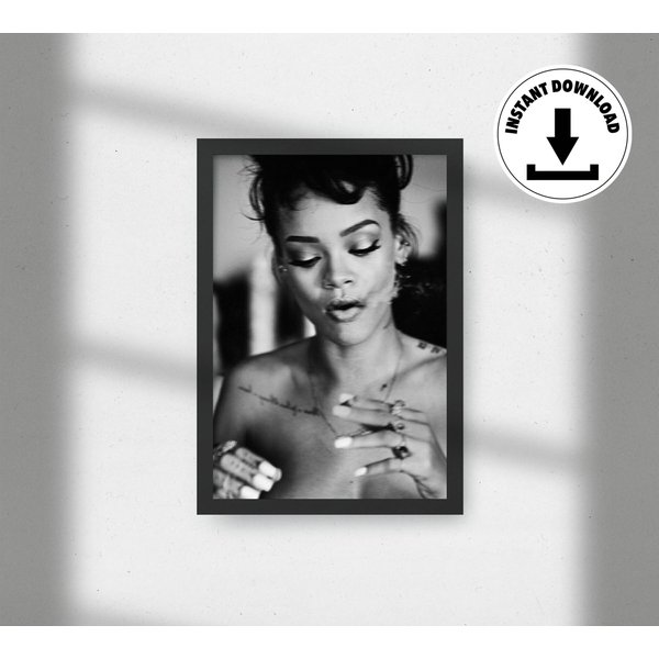 Rihanna Poster Wall Art | Celeb Poster